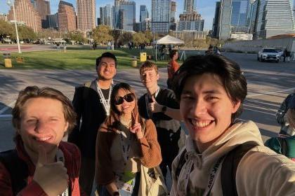 Media X students at the South by Southwest Film Festival